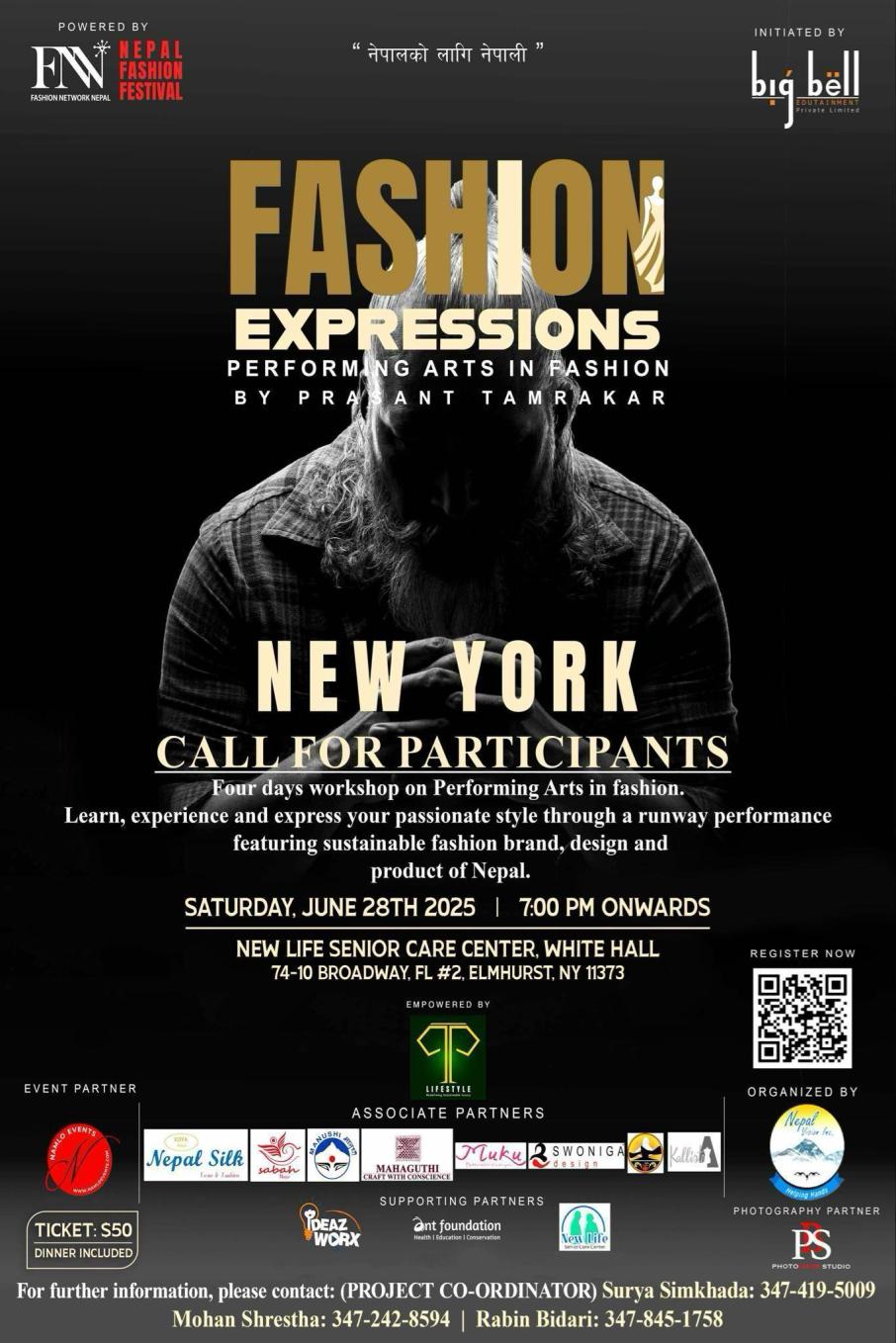 न्युयोर्कमा पहिलो पटक नेपाली फेसन एक्सप्रेसन कार्यक्रम हुँदै